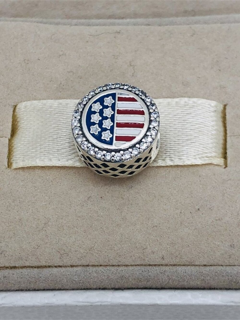 ✨🔥Pandora support our troops Bead Charm S925 Silver with box